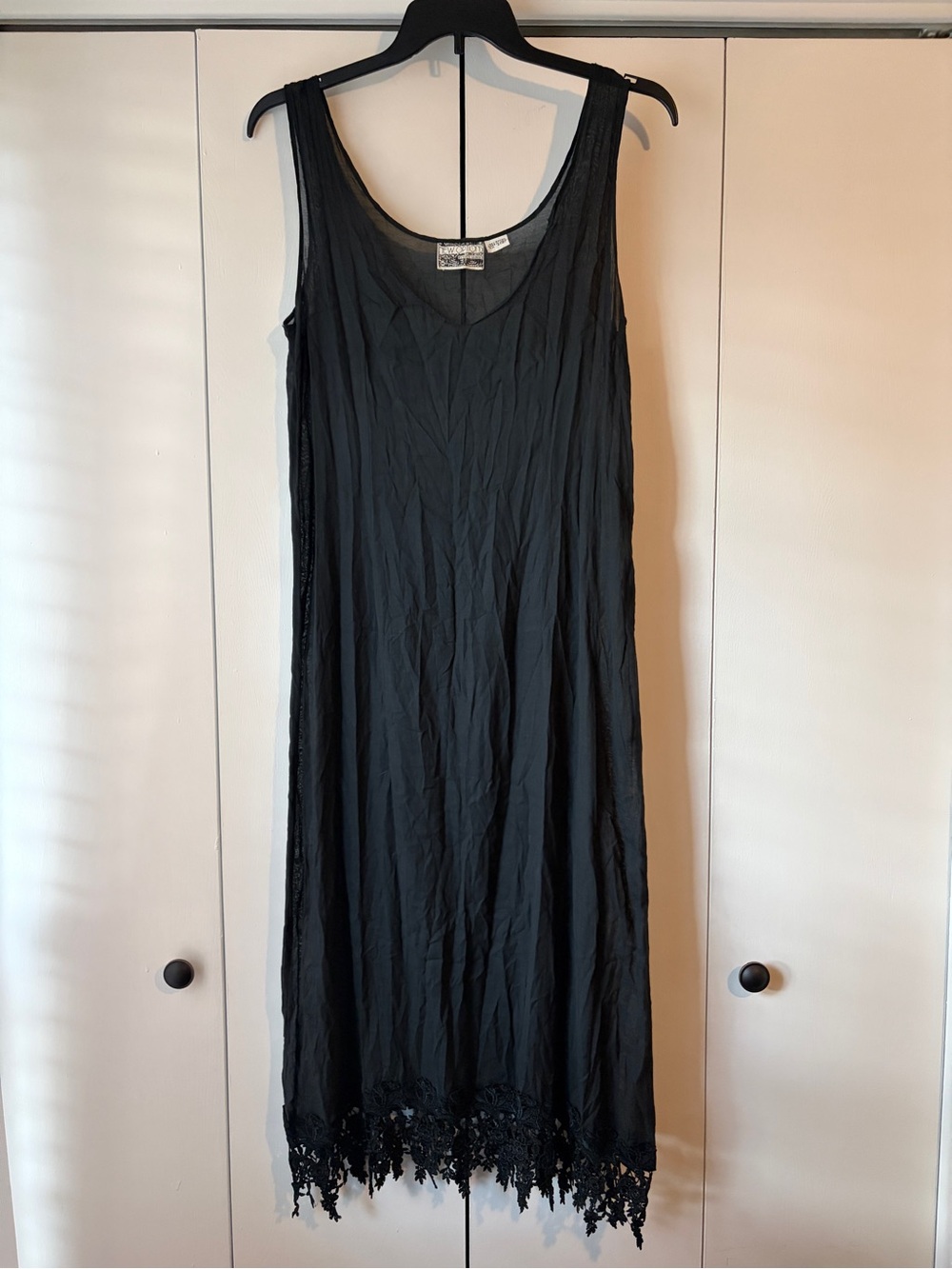 Vintage semi sheer long dress
